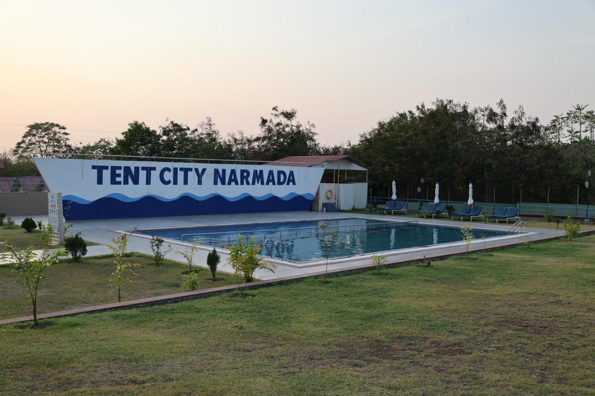 Praveg Tent City Narmada, Statue Of Unity Kevadia 외부 사진